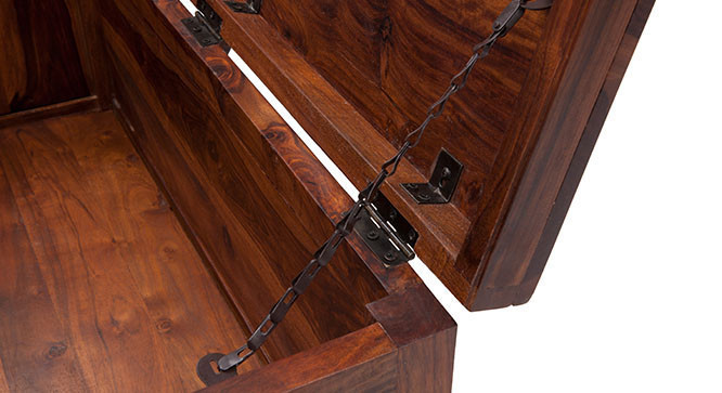 Norvik Storage Bench Teak Finish